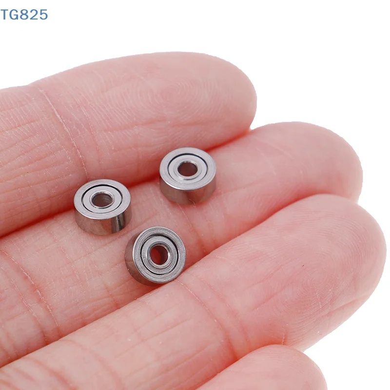 【AN】【AN】10Pcs MR62ZZ (2x6x2.5mm) metal shielded precision ball bearings mini bearings