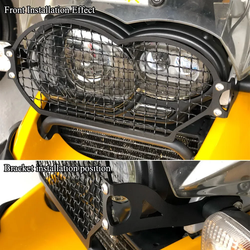 R1200GS Headlight Guard Protector Cover For BMW R1200GSA R 1200 GS Adv 2004-2008-2012 Motorcycle Head Light Protection Grill