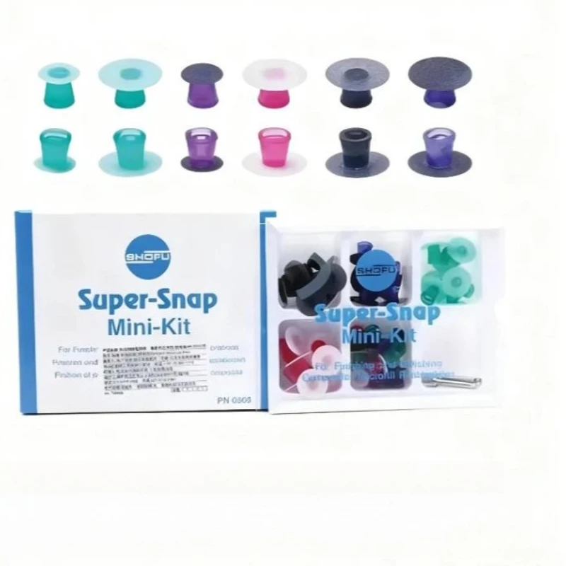 Dental Polishing Disks SHOFU Super Snap Rainbow Mini Kit Super Snap Dental Composite Polishing And Finishing Disc