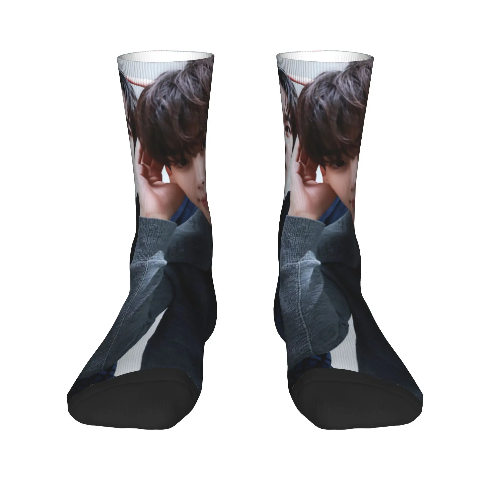 Kdrama Four Hands Two Sonatas Socks  Leisure Stockings Autumn Non Skid Men Socks Warm Soft Printed Skateboard Socks