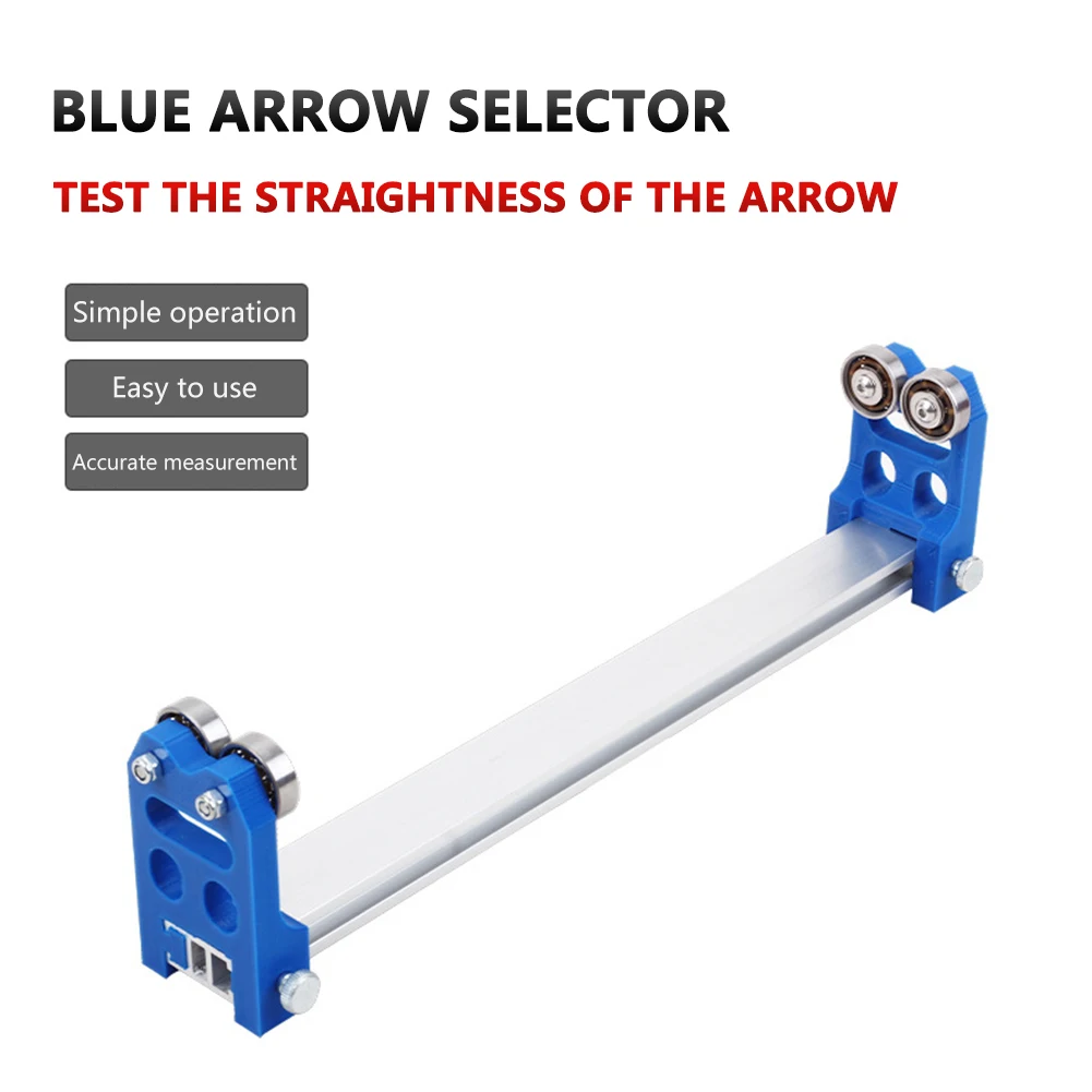 Arrows Spine Tester Aluminium Alloy Accurate Measurement Archery Accessories Professional Arrows Straightness Detection Tool