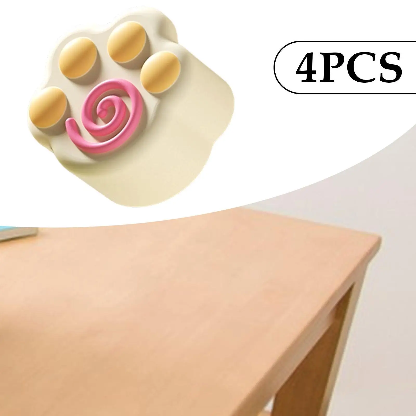 

4x Table Edge Corner Protectors Supplies Thick Lovely Accessories Protective Wrap Covers for Bathroom Kids Baby Children Home