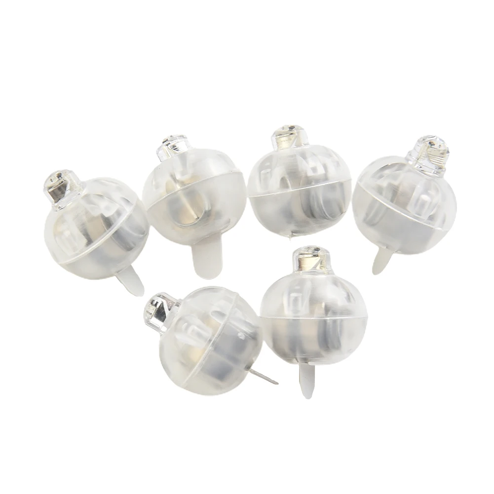 25Pcs Small Round Balls Light Tumbler Ball Switch LED Flash Luminous Lamps Lantern Light For Birthday Party Glow Decor