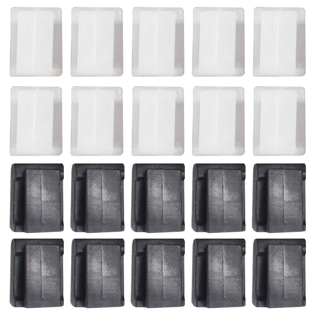 

100 Pcs Cable Clamps Wires Holders PA66 Nylon Reusable Self Adhesive Buckles Cord Ties Mounts Multi Purpose Wire ganizer Home