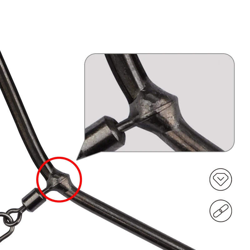 رائجة البيع 5 قطعة موصلات توازن الصيد 5/7/9/12 سنتيمتر نمط صغير النحاس أنبوب الصيد معالجة المغذية بوم الأسماك اكسسوارات #4