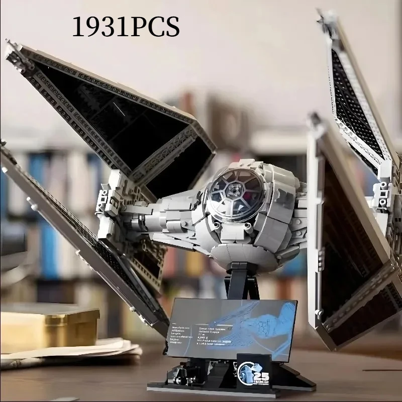 

1931PCS Creative TIE Interceptor Building Blocks Exquisite Collectibles Construction Bricks Toy Gift For Children Kids