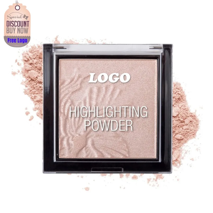 

Custom 12colors Naked Makeup Highlighter Pressed Powder Glitter Brightening High Pigment Long Lasting Shiny Makeup Bulk