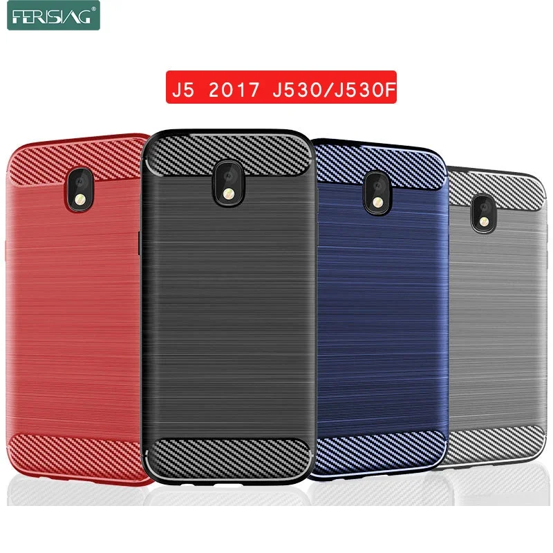 Case For Samsung Galaxy J5 2017 Case Silicone TPU Shockproof Carbon Cover for Samsung Galaxy J5 Pro 2017 J530 J530F Funda Capa