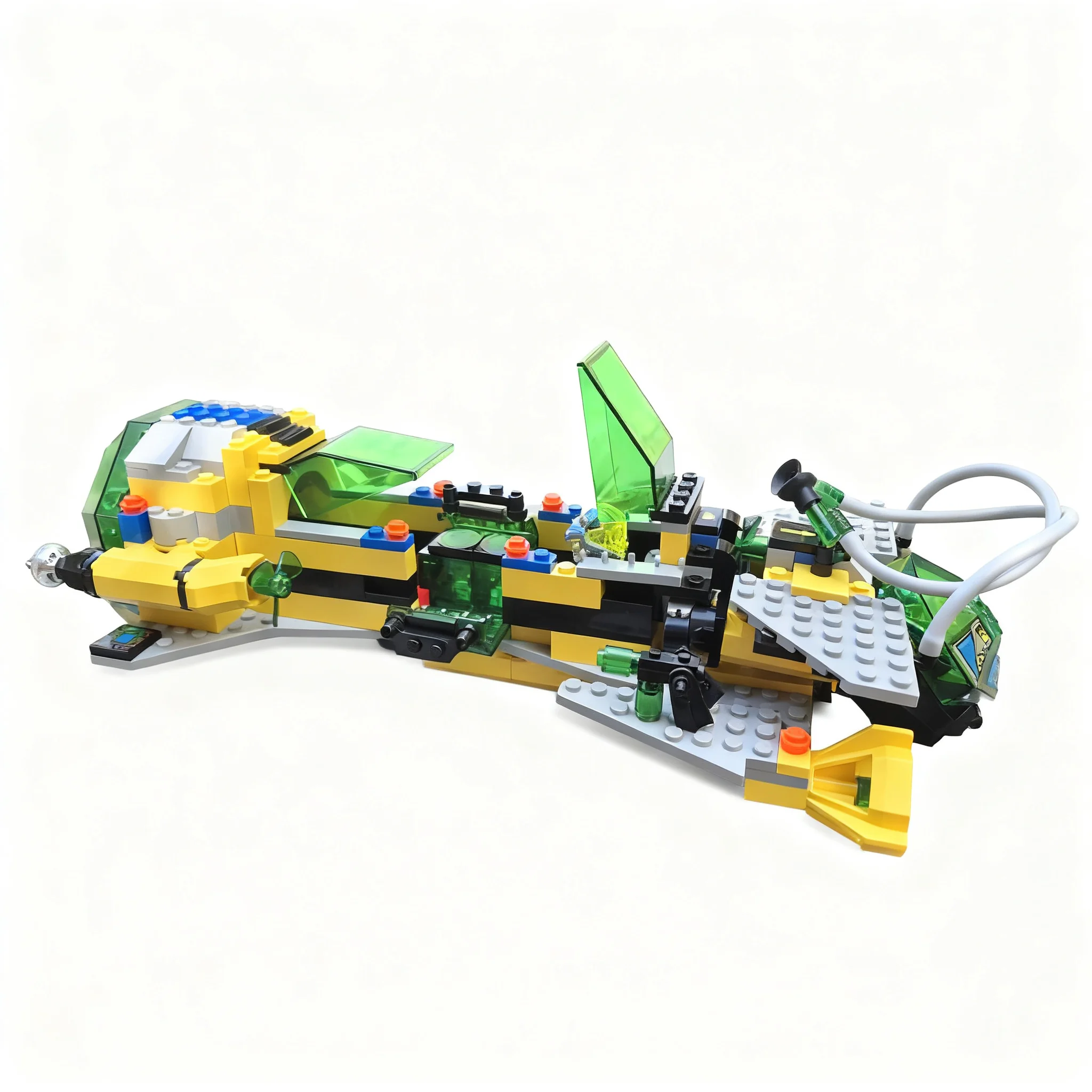 257pcs MOC Aquazone Hydronauts Neptune Abyssal Cruiser Model Building Blocks Christmas Gift Construction Toy 3D Education DIY