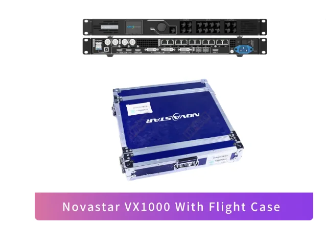 Novastar VX1000  with flight case LED Video Processor Controller All-in-One for Indoor Outdoor Advertising LED screen