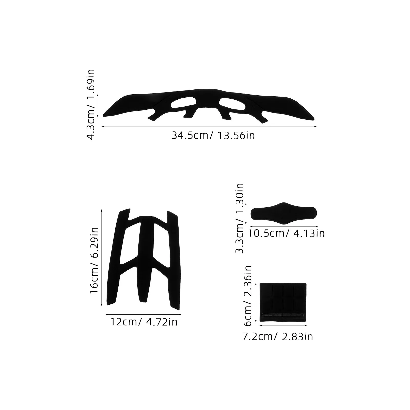 1Set Lightweight Durable Cycle Pads Sweat Management Summer Riding Equipment Accessories Padding