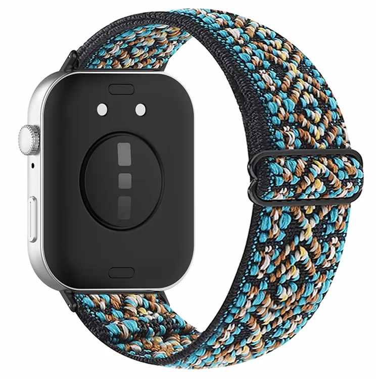 

For Huawei Watch Fit 3 Replacement Wrist Band Elastic Breathable Watch Strap - Brown