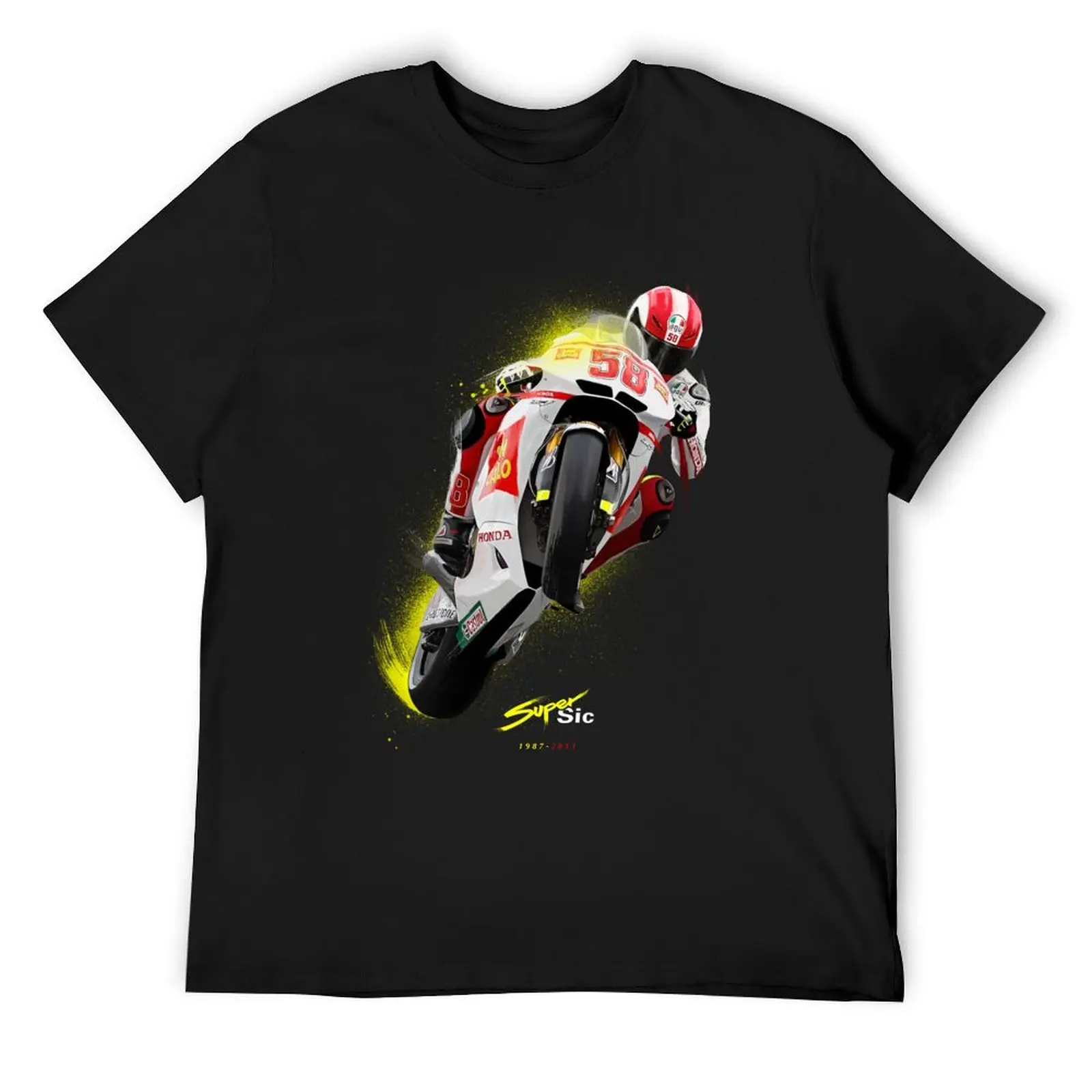 

Marco Simoncelli 1987-2011 Essential T-Shirt quick drying affliction shirts blue lock funny t shirts men