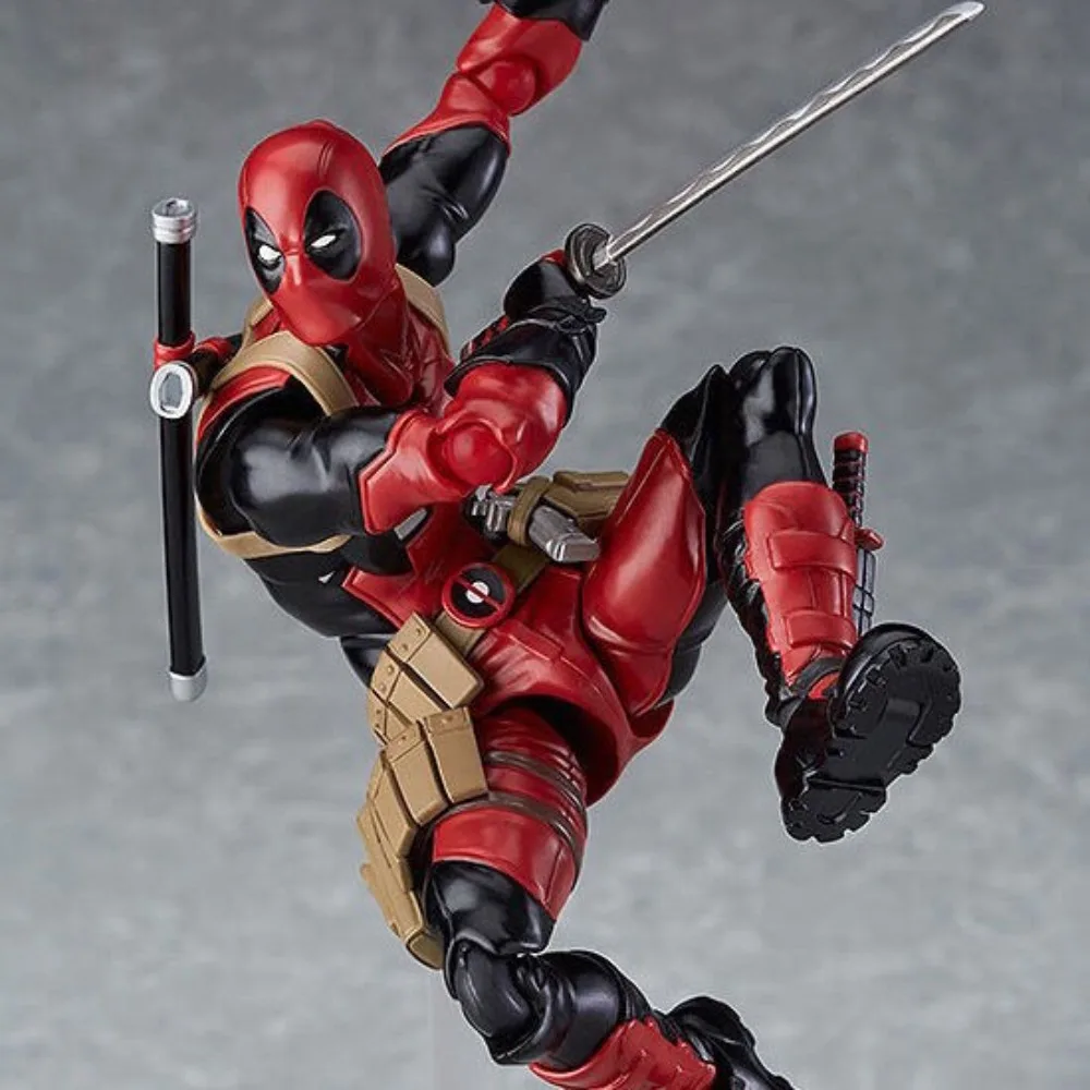 X-Men series DX edition Deadpool Wade Wilson Joint mobility Handmade model removable Kids toy birthday gifts PVC practical joke