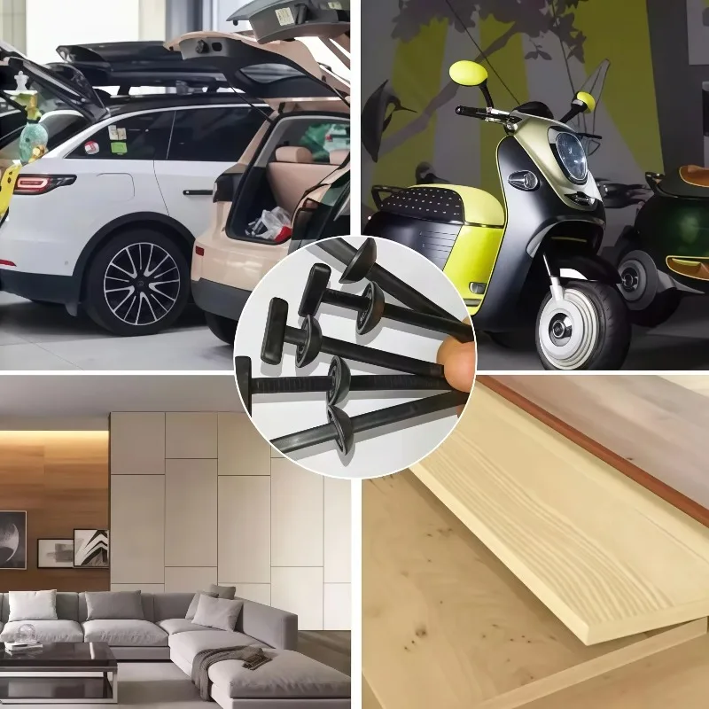 20/50/100PCS Nylon Cable Tie Buckle Self-Locking Zip Ties Holder With Pin And Button Cable Tie Tool Car Motorcycle Daily Repair