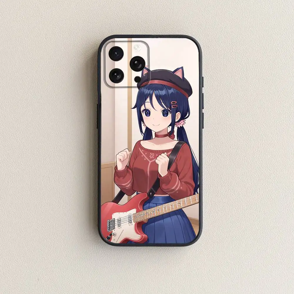 ゲームM-MiSideキュートなミタ風スマホケース iPhone 17、16、15、14、13、12、11 Plus、Pro Max、XS、X、XR、SE、Mini、8、7対応 ソフトシリコン製ブラックカバー