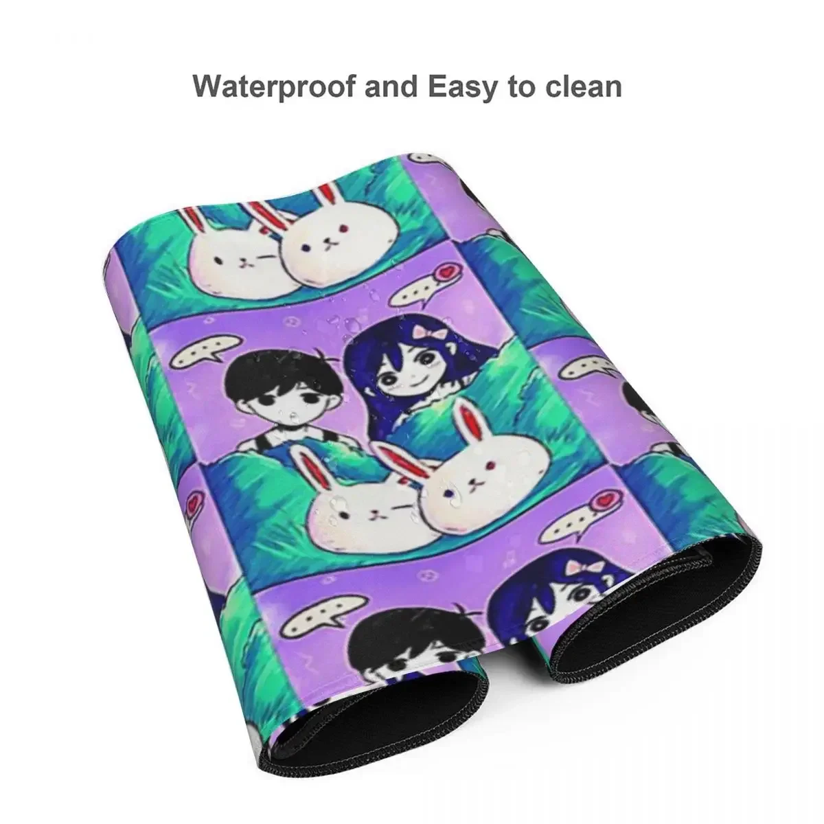 Omori Game Basil Mari Kel Aubrey لوحة ماوس كبيرة للوحة مفاتيح الكمبيوتر ماوس حصيرة ألعاب الكمبيوتر المحمول حصيرة مكتبية ملحقات الجدول الحصير