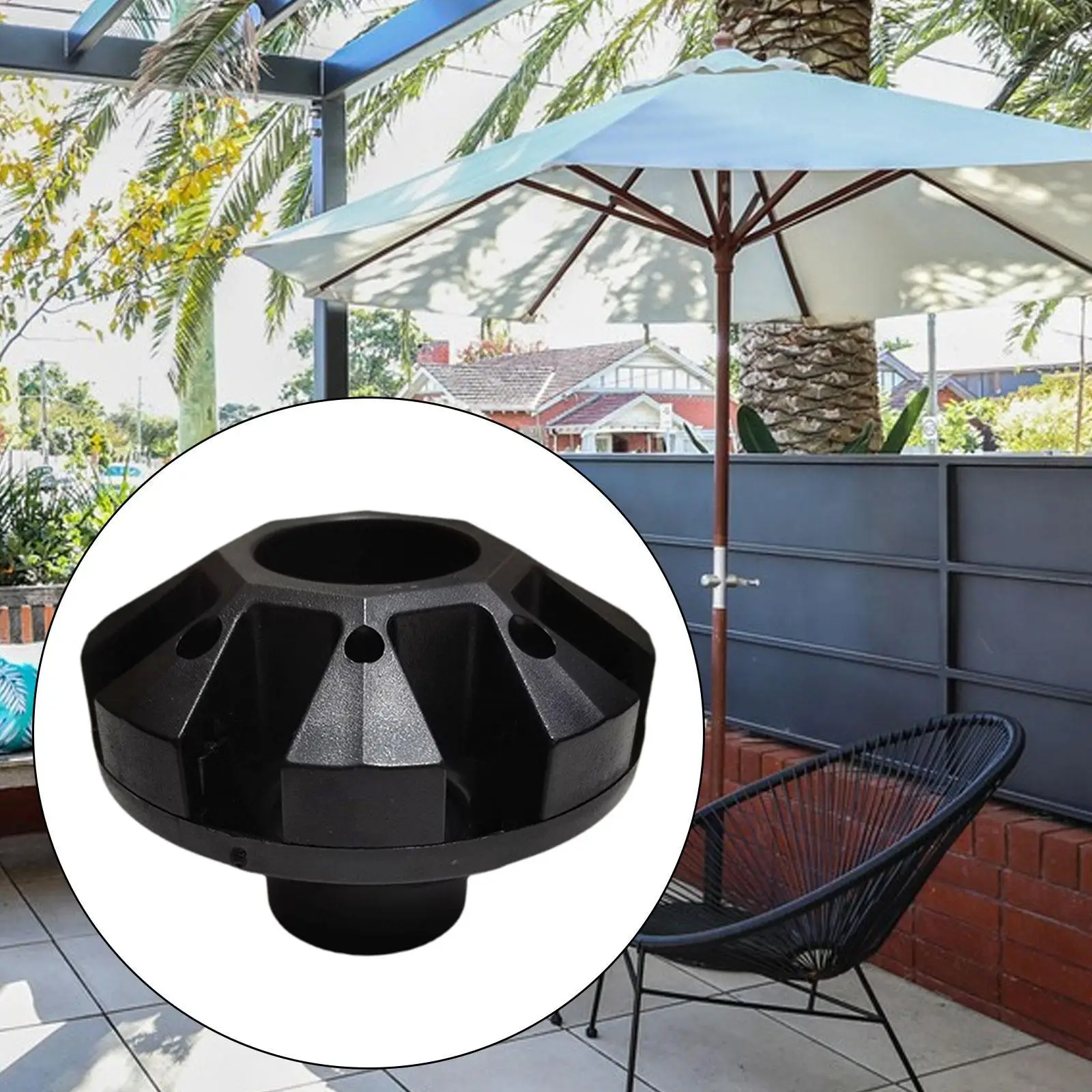 Outdoor Leisure Umbrella Parts Tray Attachment Repair Parts Replacement for Roman Umbrella Leisure Shade Easily Install Sturdy