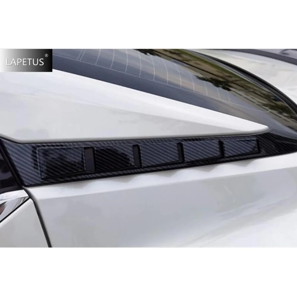 

For Nissan Sentra Bluebird Sylphy 2020 2021 2022 2023 2024 Carbon Fiber Car Rear Window Spoiler Cover Trim Exterior Accessories