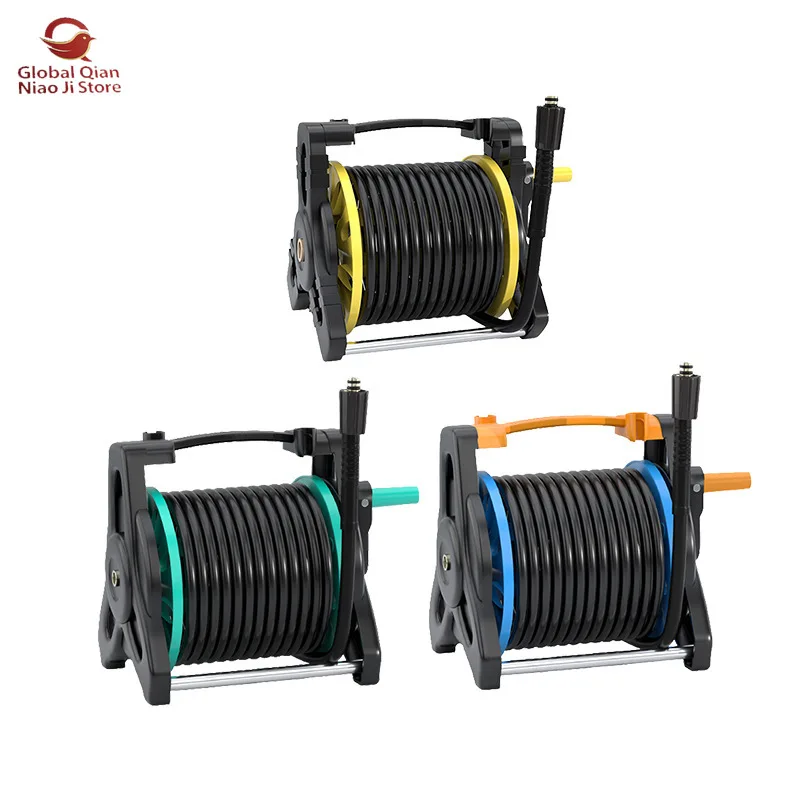 Car Washer Hose Reel,  Hose Winder, Air Water Hose Reel, Storage Bracket