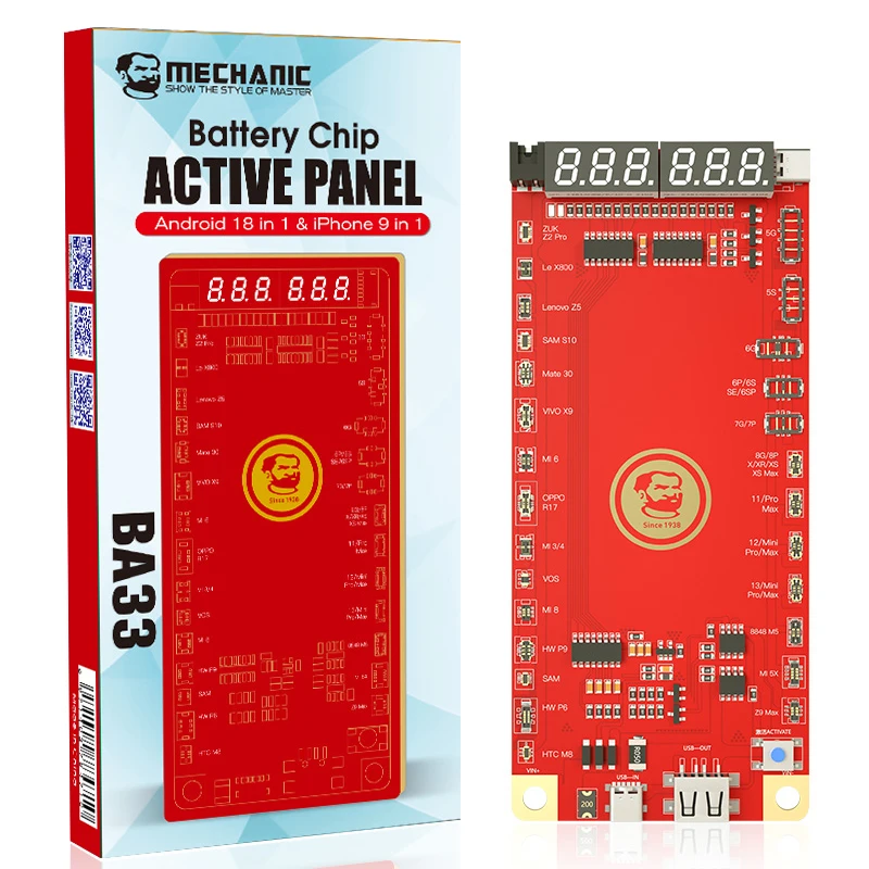 Placa de detección de activación de batería mecánica, carga rápida para Android iOS iPhone 5-13 Pro Max Samsung Xiaomi, probador de carga