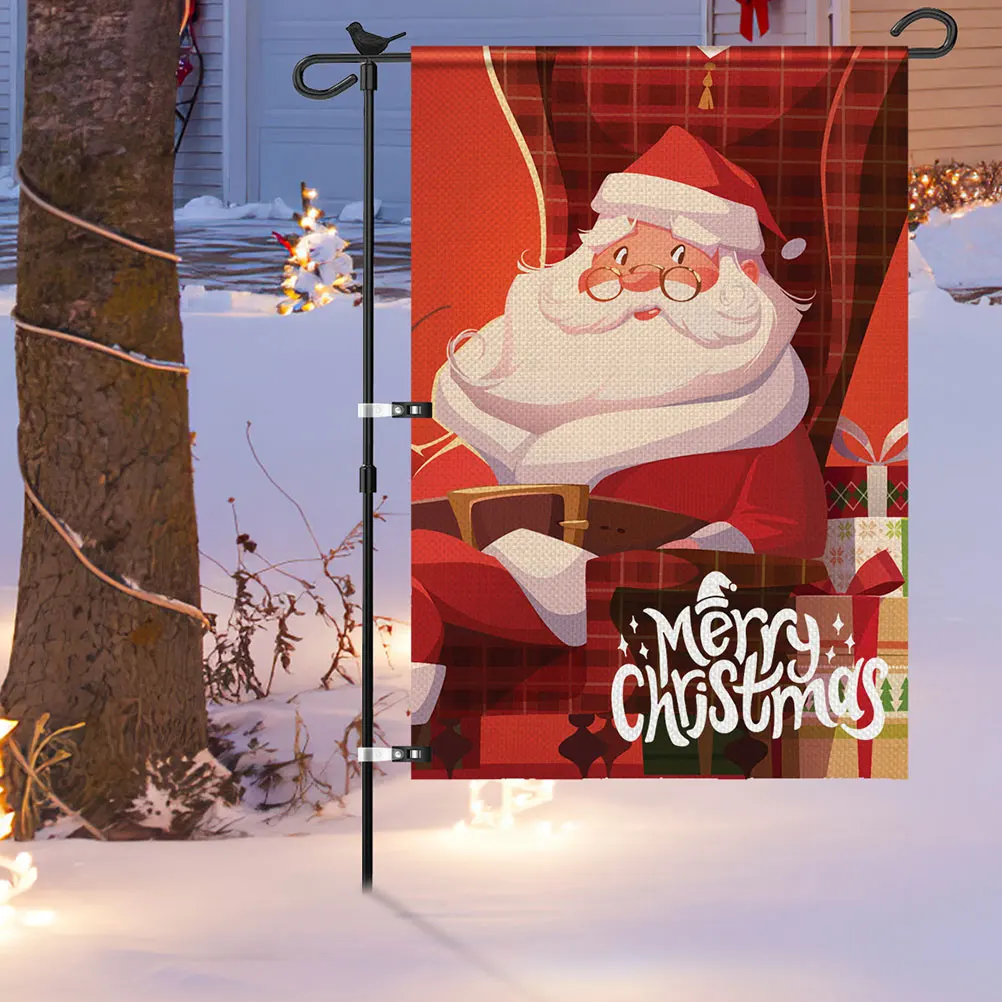 

50pcs Garden Flag Clips Durable Windproof Plastic Holders for Small Flags Outdoor Yard Decoration Accessories Anti Deform Easy