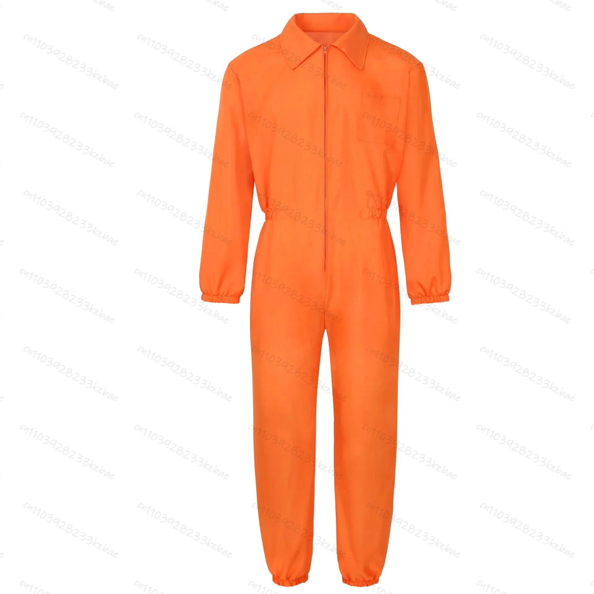 ชุดนักโทษผู้ใหญ่สำหรับฮาโลวีน ชุดคอสตูมนักโทษชายสีส้ม ชุดนักโทษในเรือนจำ ชุดนักโทษสำหรับฮาโลวีน ชุดคอสเพลย์นักโทษ