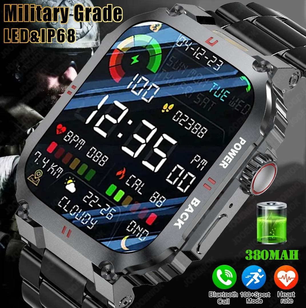 

Для Xiaomi GPS спортивные умные часы мужские пульсометр фитнес-трекер IP68 водонепроницаемые Bluetooth вызов военные уличные умные часы мужские