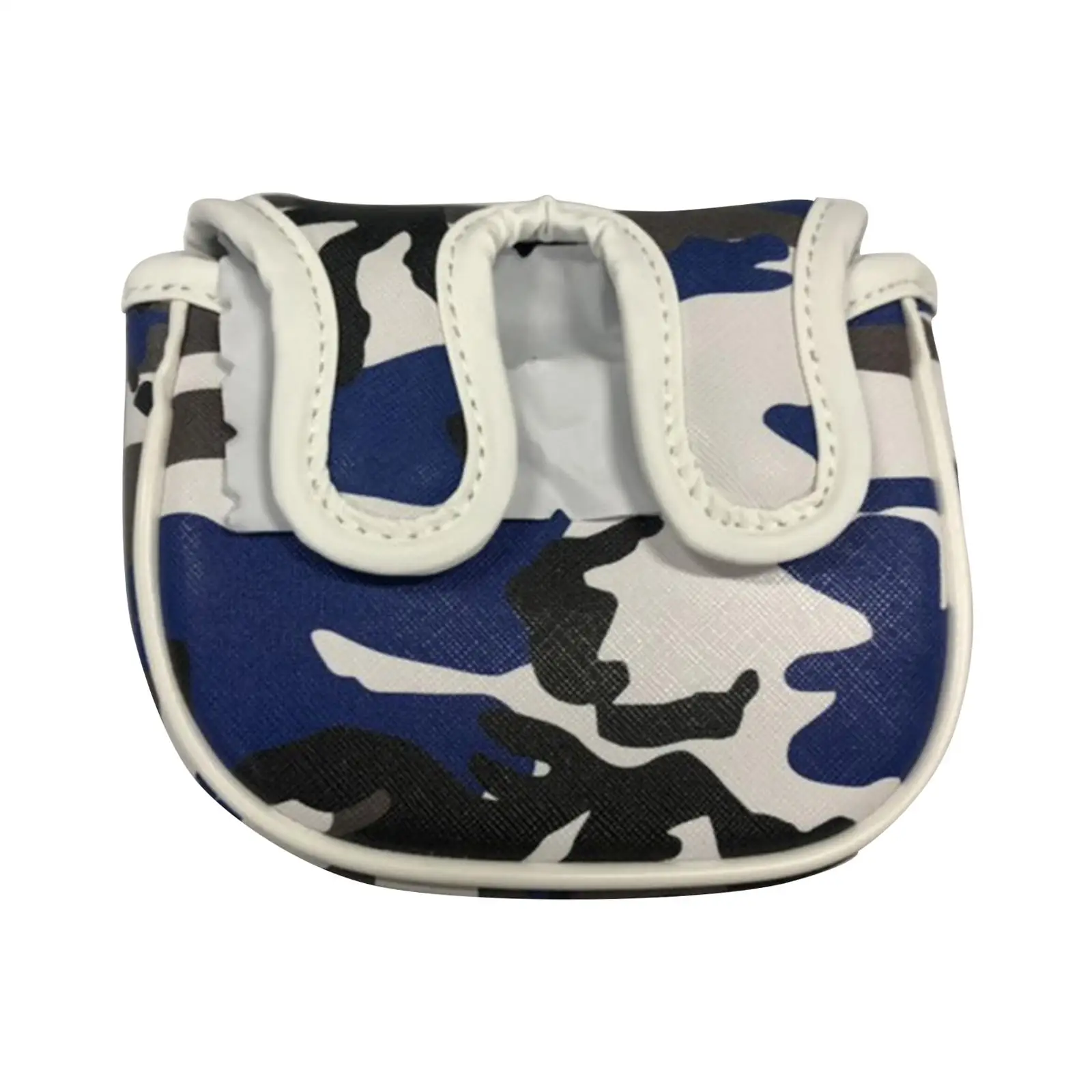 Waterproof PU Golf Mallet Putter Headcover Cool Print Protector Bag for Sports Club Accessories