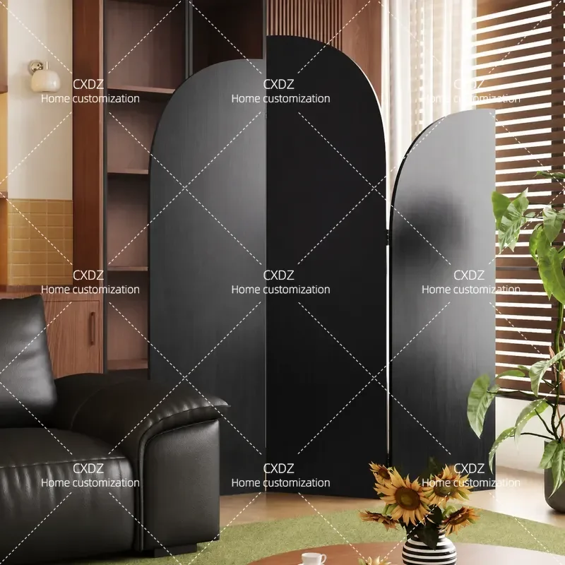 Folding Screen Retro Swallow Pattern Room Divider Artistic Partition for Living Room Home Decor Medieval Style Blade Screen
