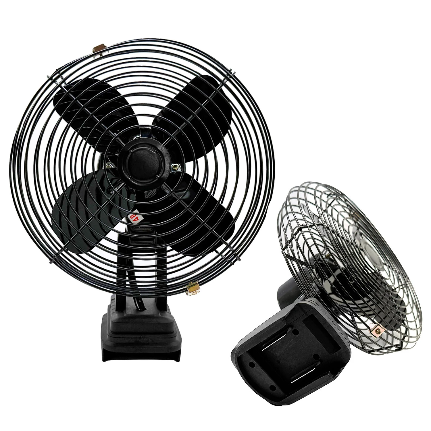Compact Metal Fan For Outdoor Use Portable Ventilator Strong Wind Fan 810 Grams Wireless Outdoor Fan Metal Construction