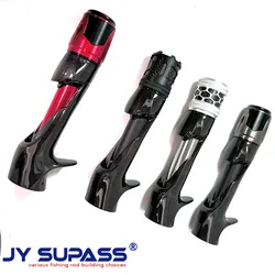 JY SUPASS GSC Graphite reel seat ultra light A Cork handle Fishing Rod custom reel seat carbon