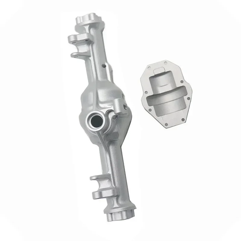 กล่องเพลาหน้าอะลูมิเนียมอัลลอยด์ YIKONG CNC รุ่น 12026 YK4082 สำหรับรถไต่เขา อุปกรณ์ดัดแปลงและอัพเกรดของแท้ สีเงิน