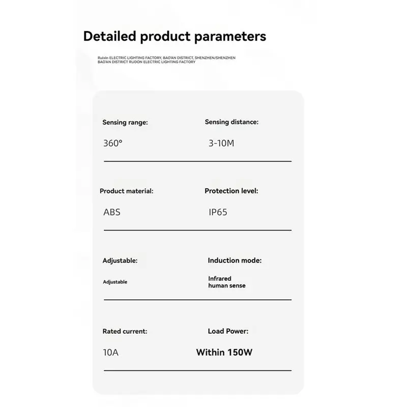 【BRAND NEW】5X AC110-240V Motion Sensor Automatic Infrared Light Sensor Movement Detector Light Switch Human Presence Sensor A