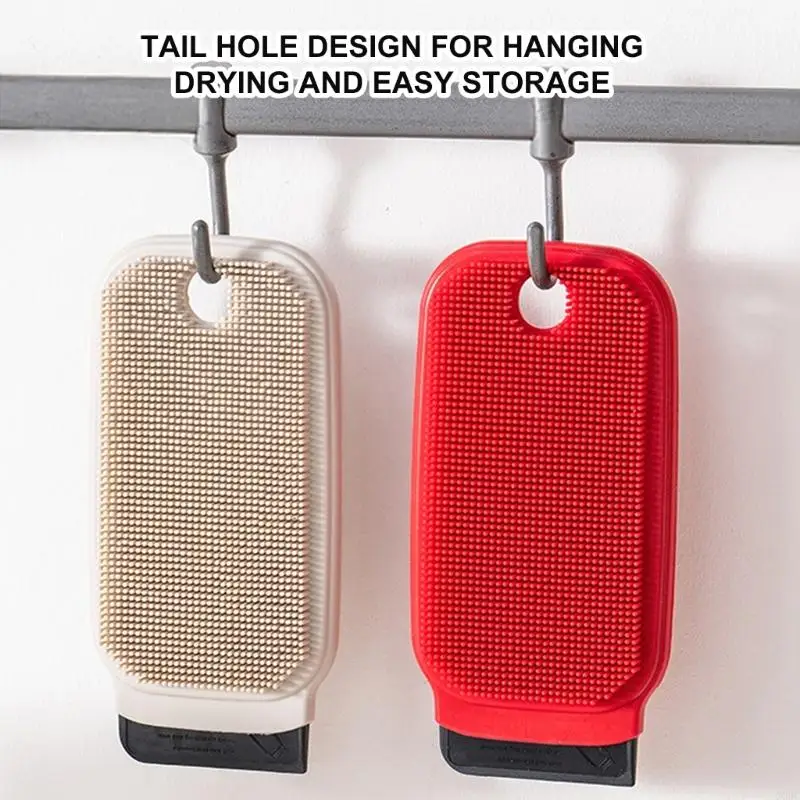 Multi Functional Fruit and Vegetable Household Cleaning Brush, Kitchen Plate Cleaning Brush, Household Washing and Scraping