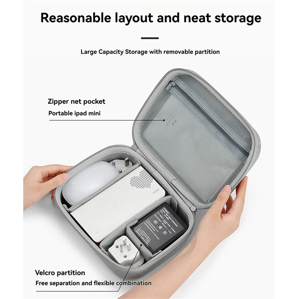 Сумка для хранения, дорожный электронный органайзер, блок питания для ноутбука, мыши, зарядка, кабель для передачи данных, цифровое хранилище