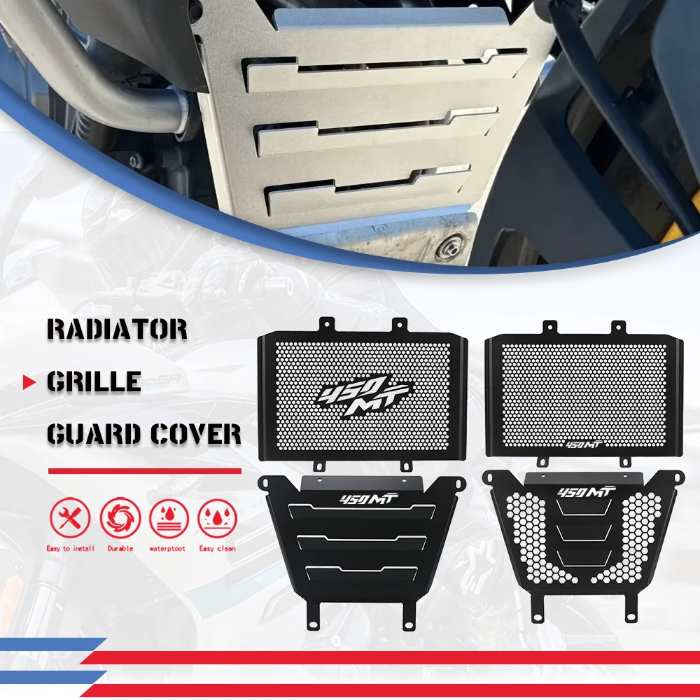 

2024 - 2026 Ibex 450 MT450 New Front Shield Protection Engine Cover Fan Protector For CFMOTO CF MOTO 450MT 450 MT Radiator Guard