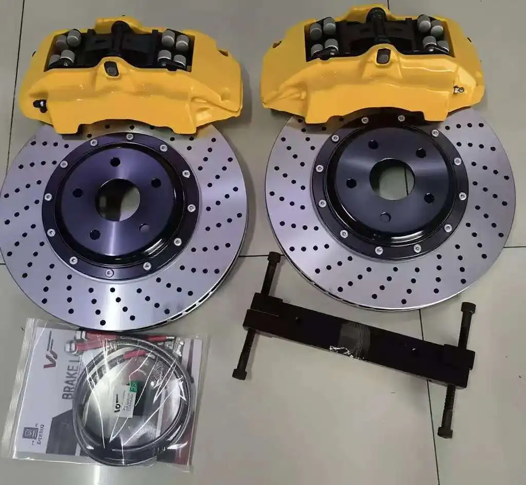 New Factory Custom 18Z 6-Pot Big Brake Kit for Z4 E90/F10/F30/F33/E30-Front 6 Piston Caliper Retrofit/Upgrade 1 Year