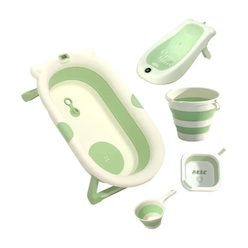 Baby Foldable Bath Multifunctional Children's Bath Set