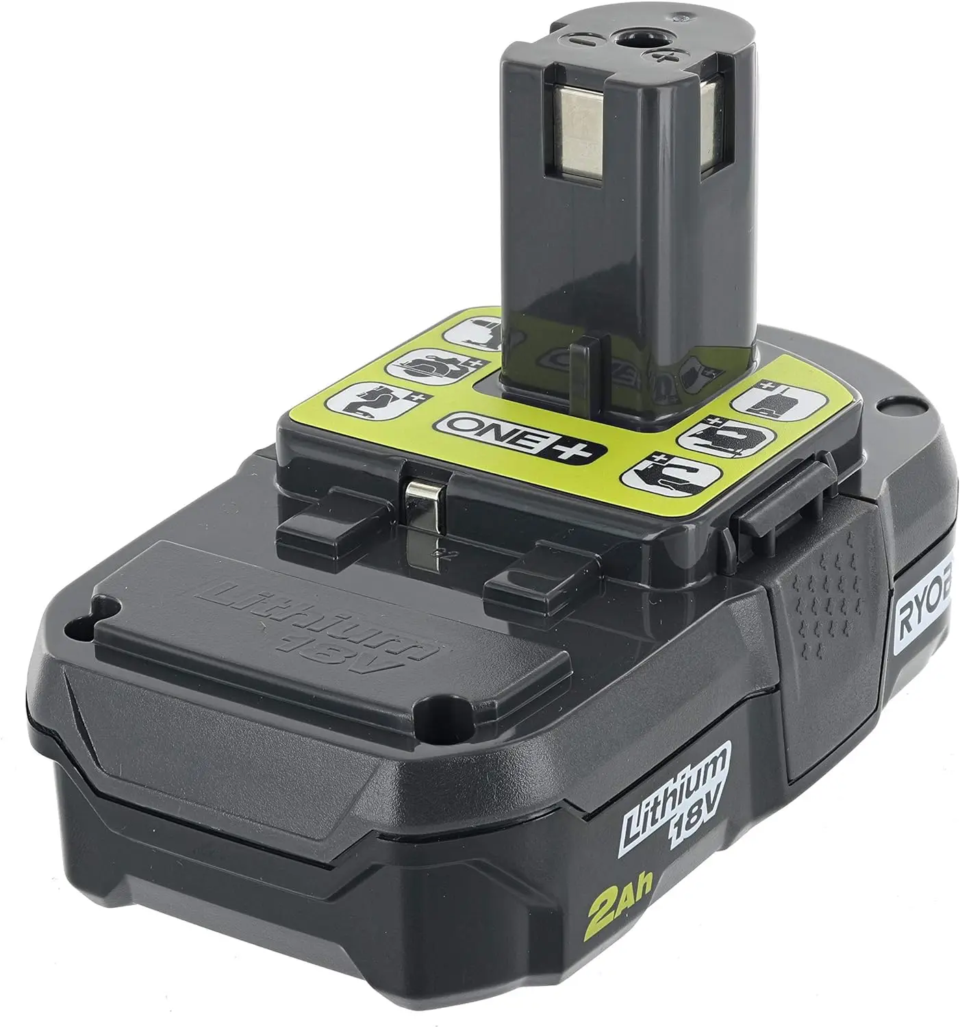 Ryobi P190 2.0 Amp Hour Compact 18V Lithium Ion Battery w/ Cold Weather Performance and (Charger Not Included / Battery Only)