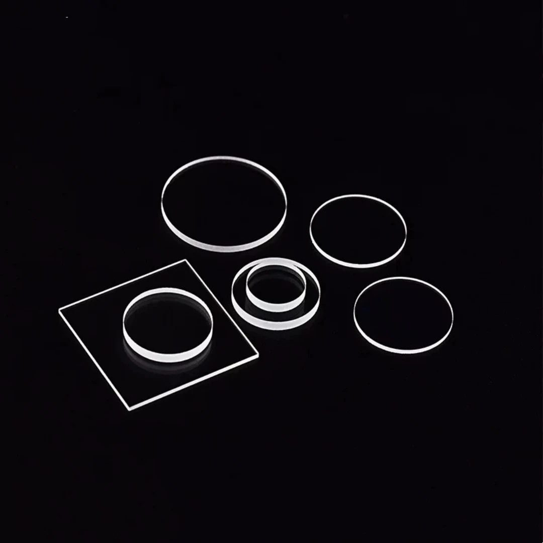 K9 Optical Glass Plate Replace BK7 Optical Window Sheet K9 Glass Polishing Sheet Optical Lens L5-60mm Thick 0.4/1mm