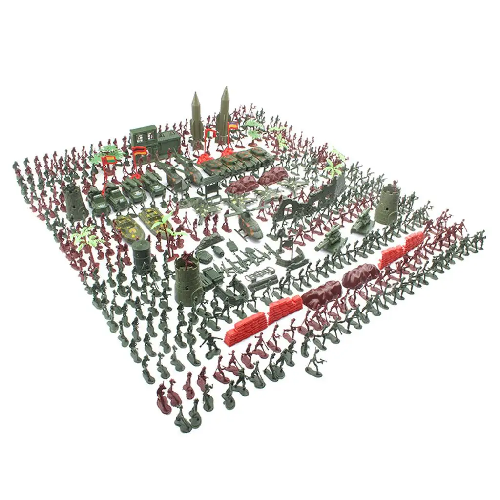 4 cm Soldaten Armee Figuren Spielset Bausteine Kunststoff Spielzeug für Kind Party Spiel