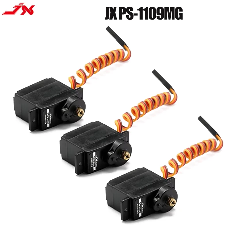 JX PS-1109MG 9g Metal Gear Analog Servo Motor for 1/18 RC Car Boat Robot Arm Helicopter RC Toys