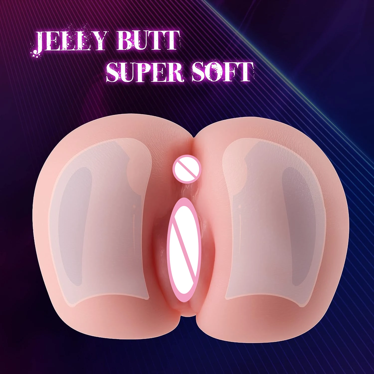 (2.3LB)Sex Doll Masturbators Jelly Butt Pocket Pussy with Sex Dolls Adult Sex Toys for Men Torso Silicone Sex Tool Super Soft