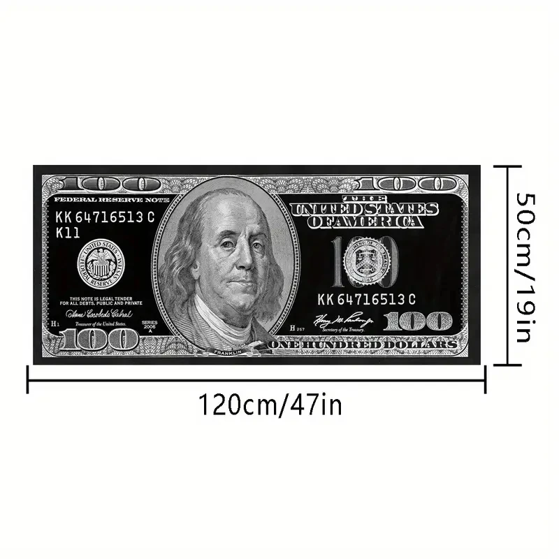 سجادة مخططة بالدولار الإبداعي من VIKAMA، ديكور منزلي متين وسهل التنظيف، سجادة أرضية مزخرفة للغرفة وغرفة المعيشة #5