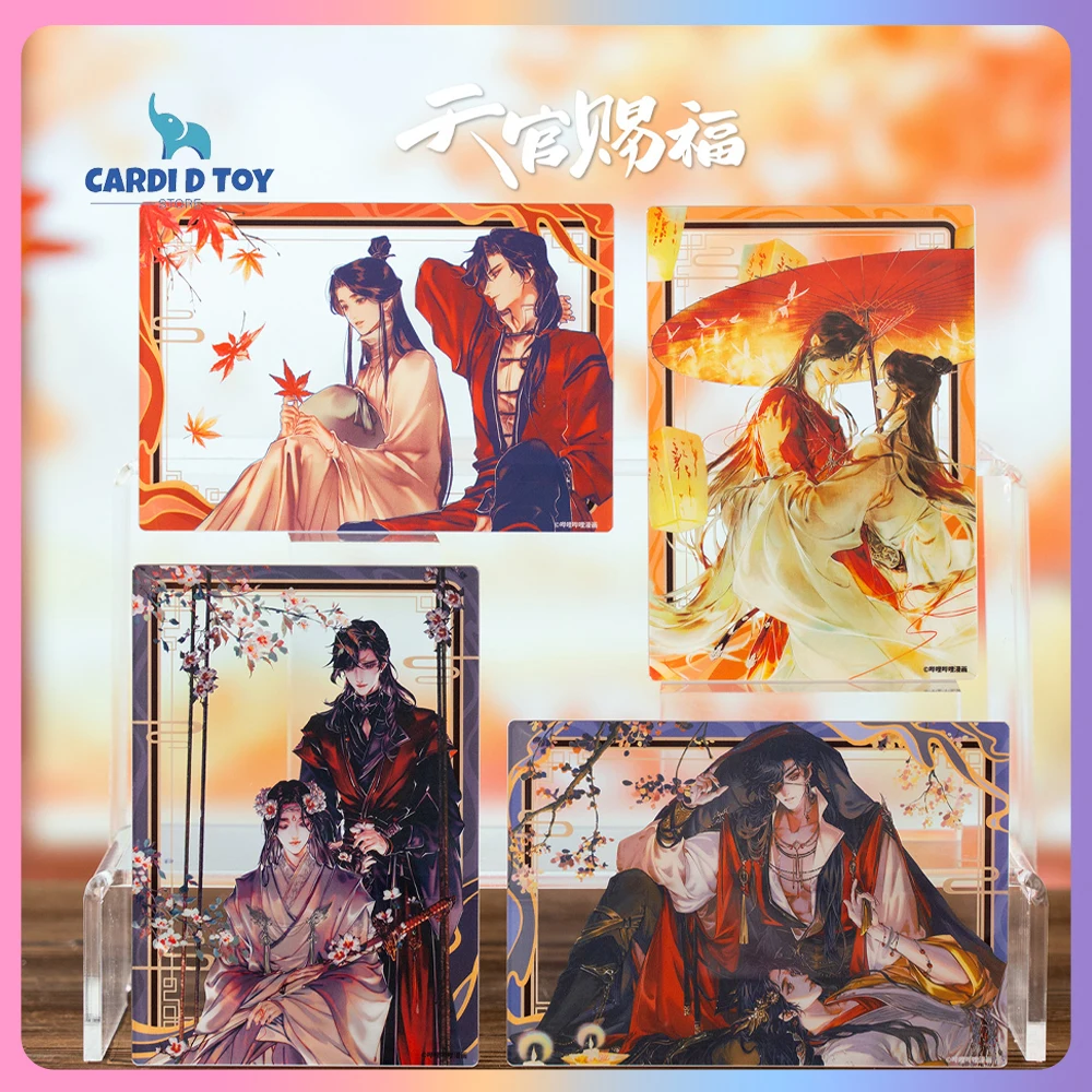 

New Genuine Heaven Officials Blessing Manga Blind Box Acrylic Clear Card Gift Tian Guan Ci Fu Bright Shadows Series Mystery Box