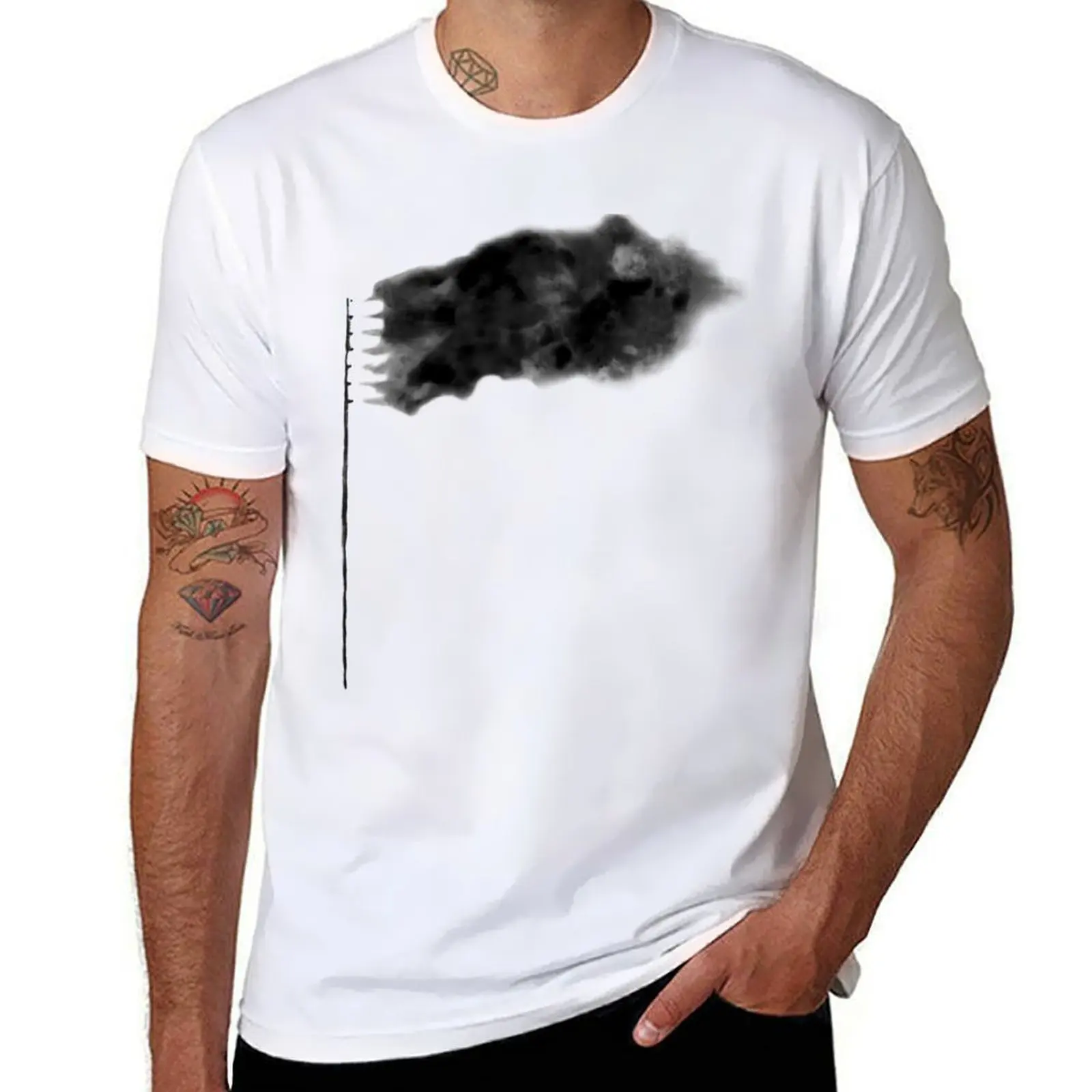 

Reverse Burning Flag T-Shirt man t shirt designer t shirt man plain T-Shirt