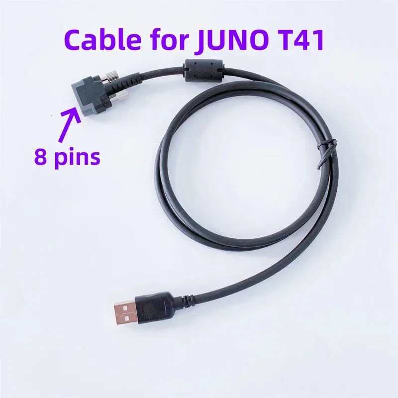 2026-t41 99706-03 para trimble juno t41 controlador portátil gps 8 pinos para carregador usb dados t41/5 cabo