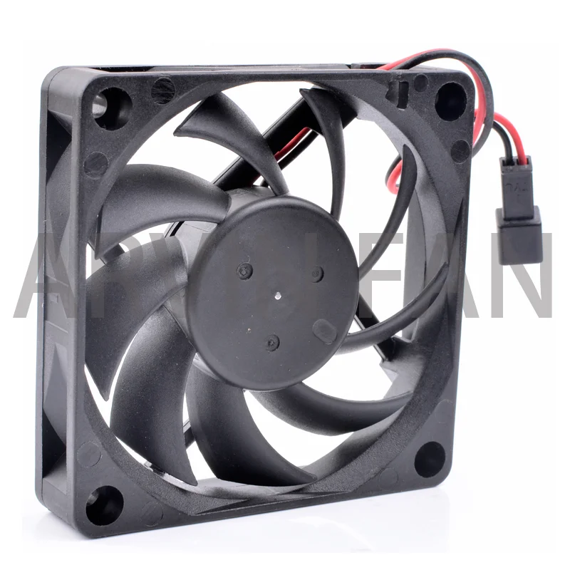 Brand New Original DE07015R12L 7cm 70x70x15mm 7015 70mm Fan 12V 0.30A Two-line Chassis Refrigerator Cooling Fan