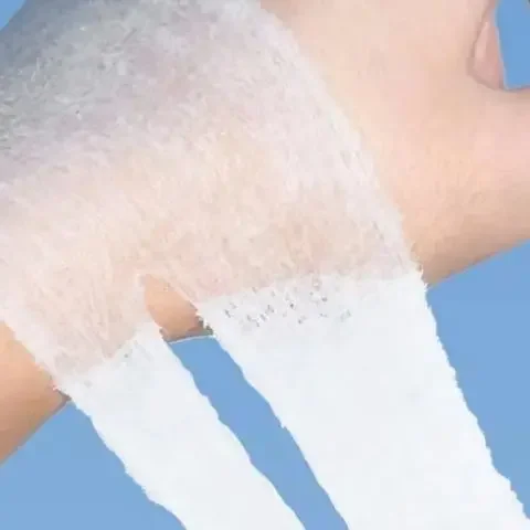 210/240 Uds. Almohadillas de algodón de compresión húmeda estirables tipo abierto removedor de maquillaje hidratante Facial algodón ultrafino